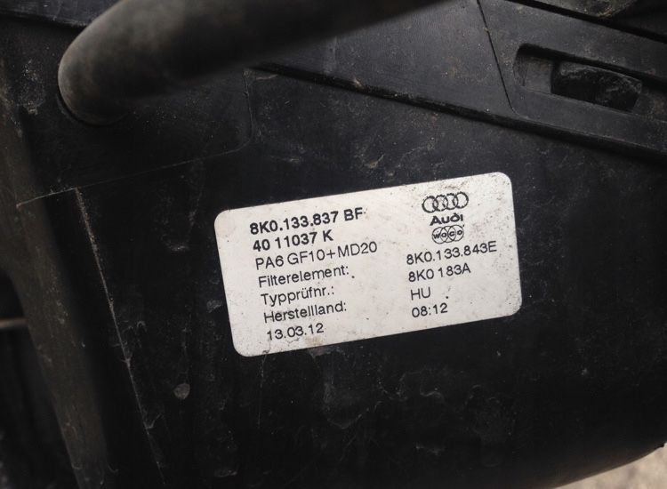 Obudowa Filtra Powietrza Przeplywomierz Audi A5 Q5 A4 B8 2.0 tdi Lift