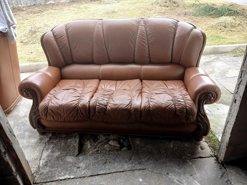 Sofá confortável en ótimo Estado 3 lugares + duas poltronas