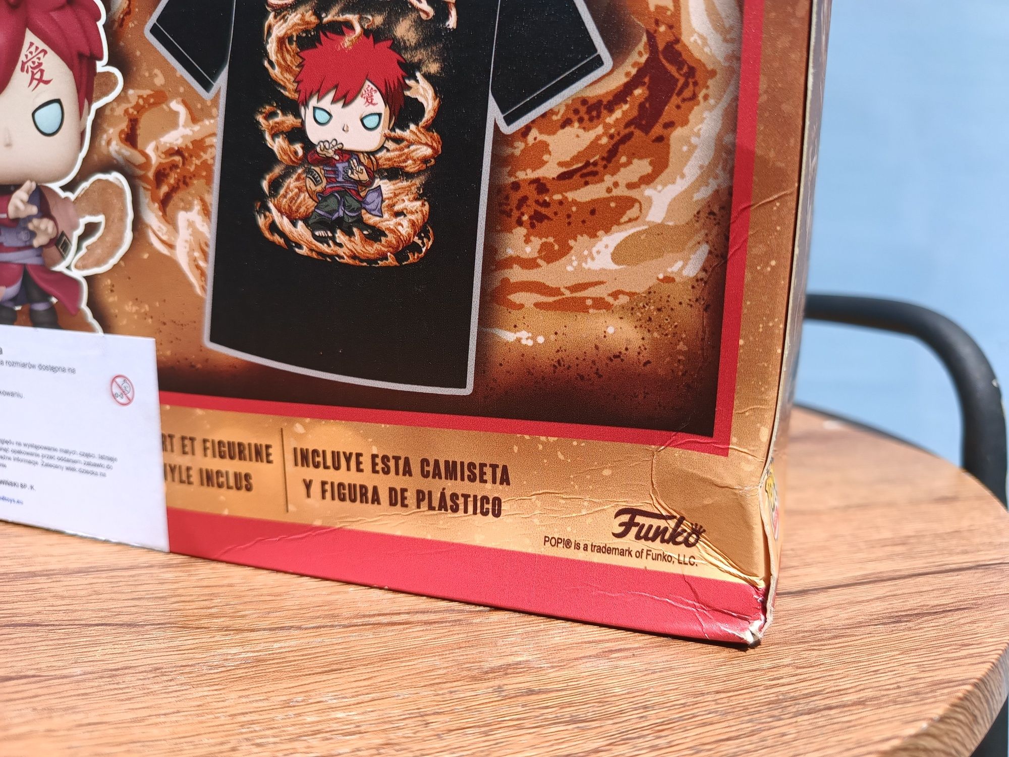 Gaara (Glitter) 728 + Koszulka ( L ) Naruto Funko POP & Tee