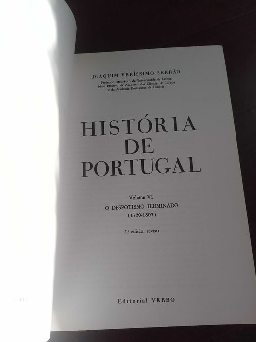 História de Portugal - volume VI - Joaquim Veríssimo Serrão