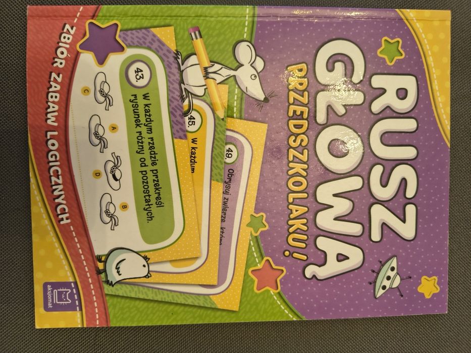 Rusz głową przedszkolaku! Zbiór zabaw logicznych Aksjomat