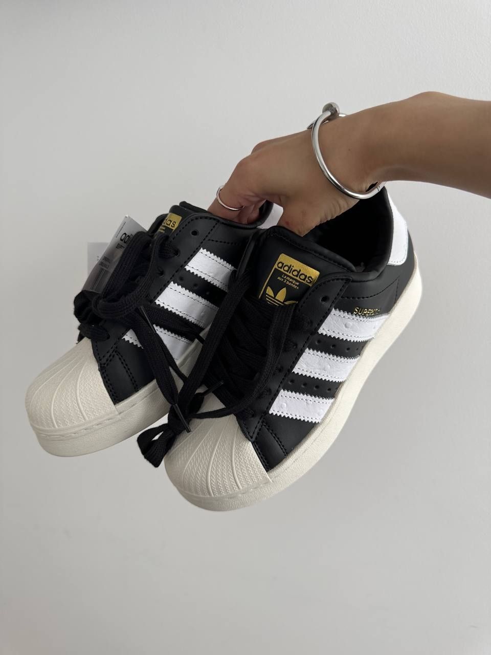 Кросівки Adidas Superstar 2W BLACK / WHITE SOLE р36-41