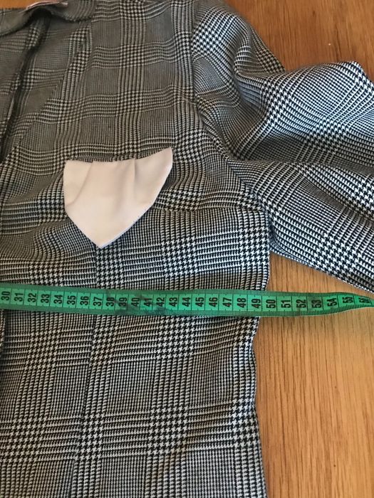 Жакет HERMANN LANGE COLLECTION в клітинку піджак розмір 46 наш