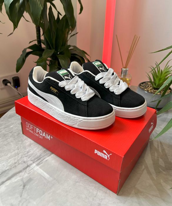 !PREMIUM! Puma Suede XL Black White 37 38 39 40 41 42 43 44 45
