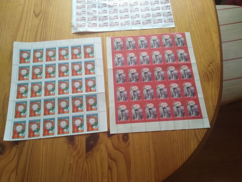 Znaczki pocztowe ZSRR Węgry bloczki Prl