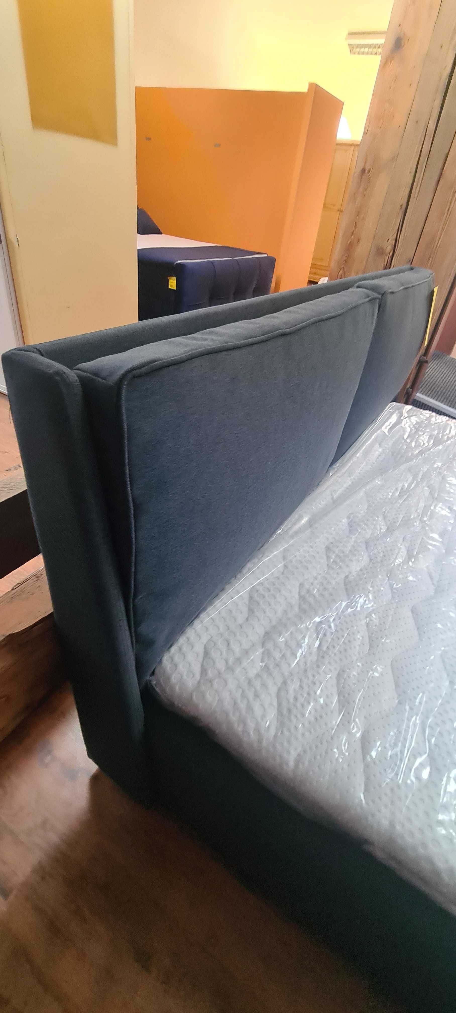 Łóżko tapicerowane bez pojemnika Kuseno 160x200 cm