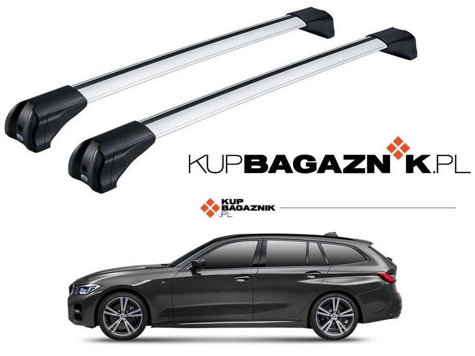 Bagażnik dachowy BMW 3 seria G21 kombi 2020 do 2024 relingi bazowy