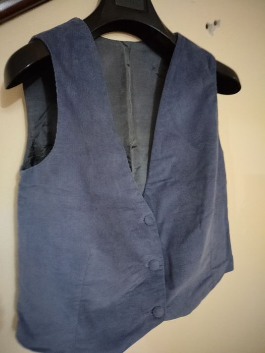 Colete de bombazine fina