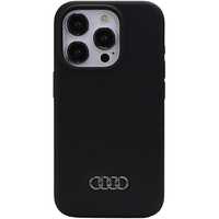 Audi Silicone Case Iphone 15 Pro 6.1"  Hardcase Au-Lsrip15P-Q3/D1-Bk
