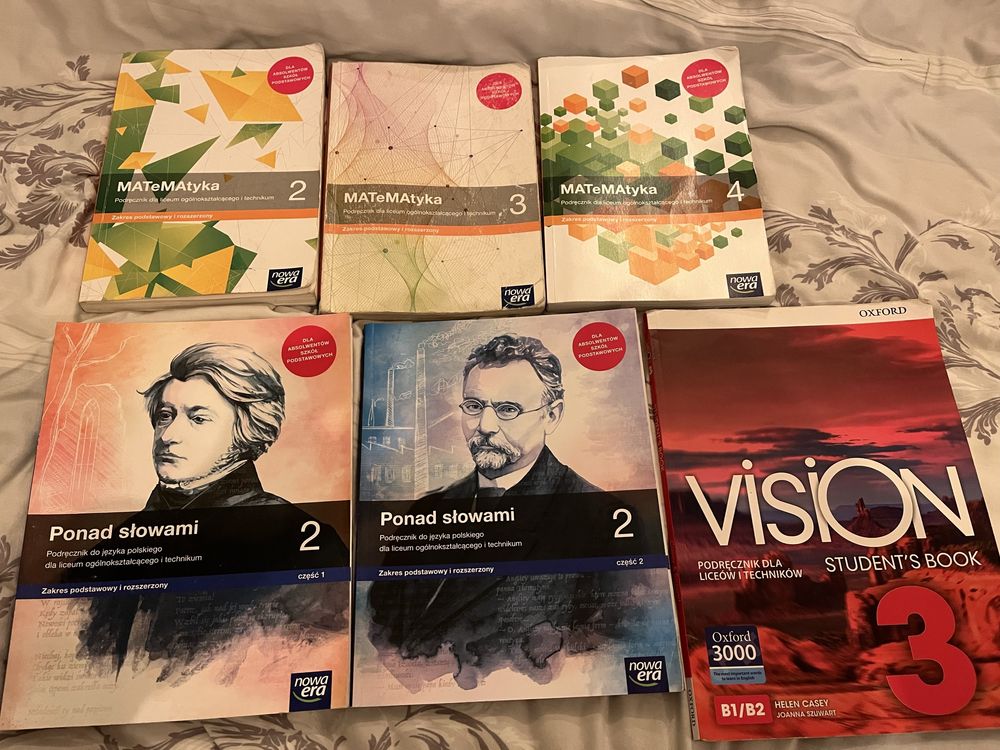 MATeMAtyka 2,3,4 | Ponad słowami 2 cz.1i2 | Visione3
