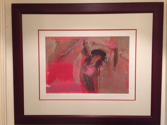 PA 18/25 serigrafia Julio Pomar + moldura