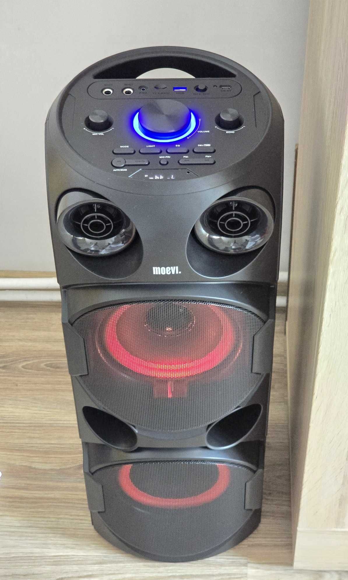 Głośnik bezprzewodowy moevi 70W BT stereo bluetooth mikrofon