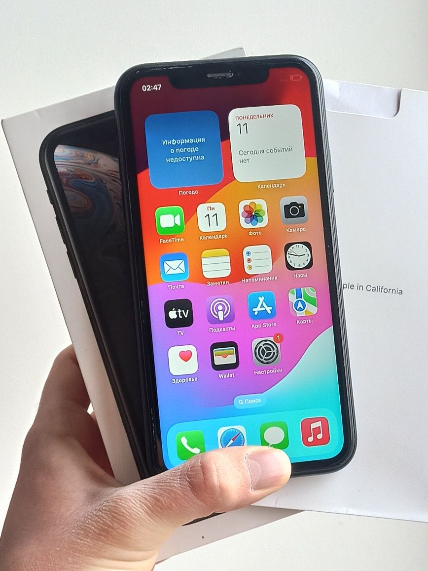 iPhone XR 64 Gb Black Neverlock