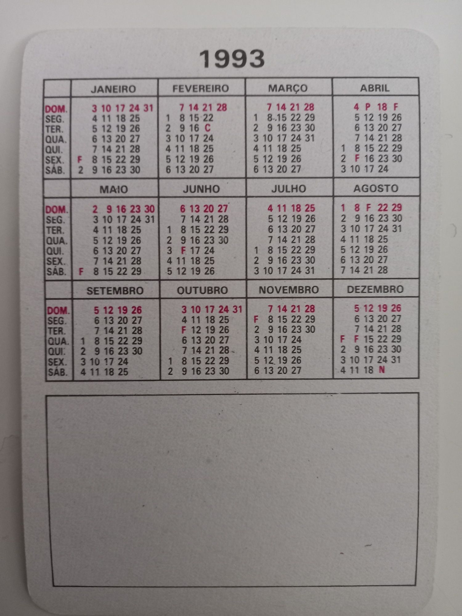 Coleção de 12 Calendários de bolso tema "mulheres & motores"