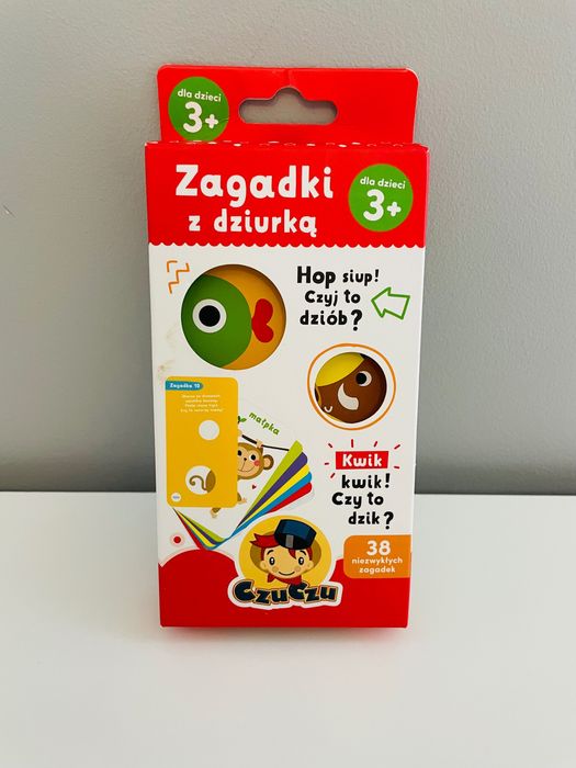 Zagadki z dziurką Czuczu dla dzieci 3+
