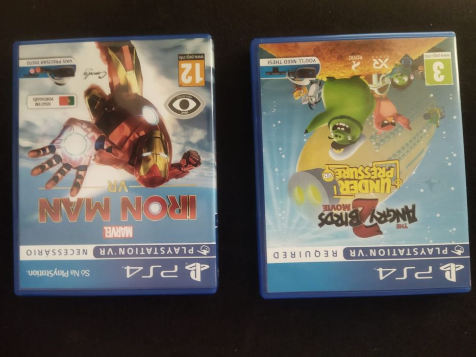 Vendo jogos ps4 vr