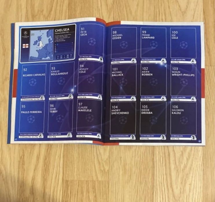 Champions League 2006/2007 album z naklejkami Liga Mistrzów