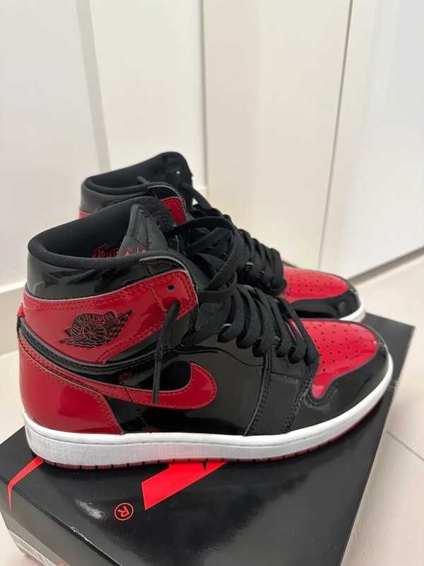 Jordan 1 Retro High OG Patent Bred R.37.5