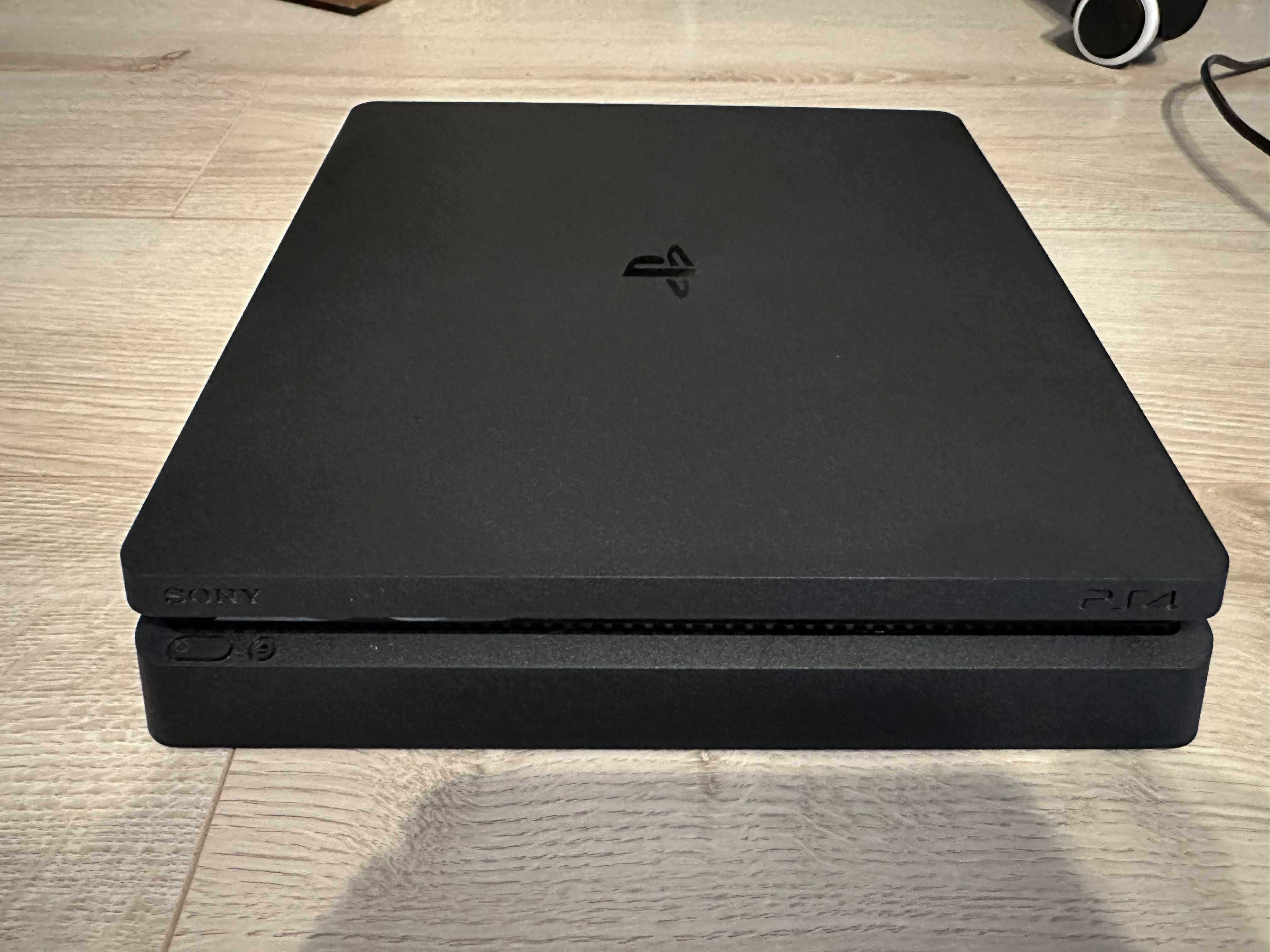 PS4 Slim DualShock 4 V2 plus gry GTA V SPIDERMAN UNCHARTED RDR 2 NFS