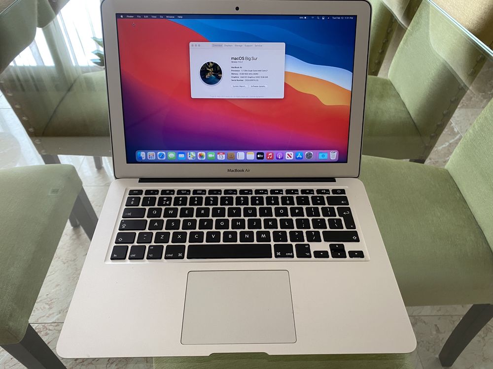 Macbook air 13  i7 como novo