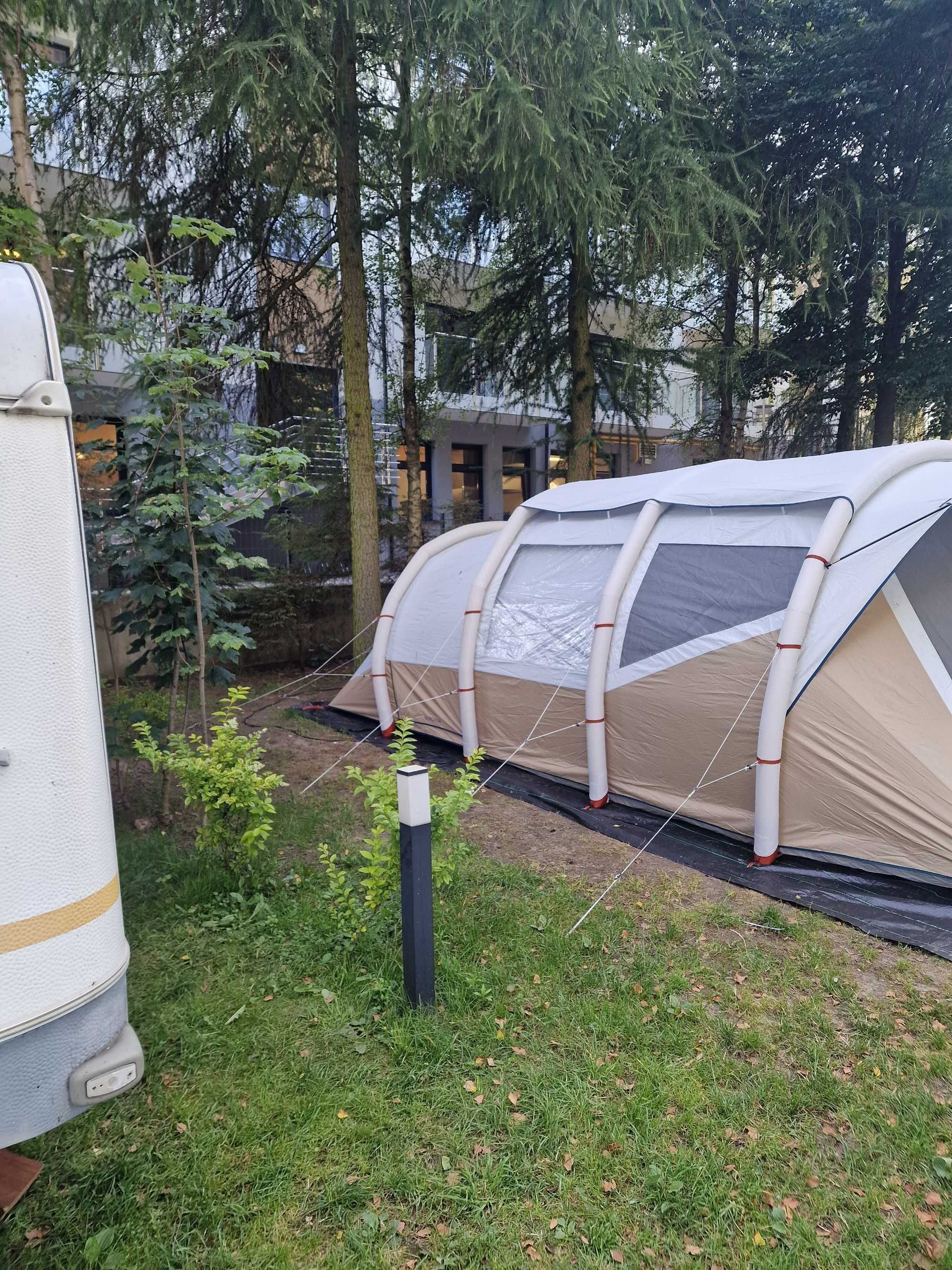Namiot kempingowy quechua air second 6.3 + dodatki