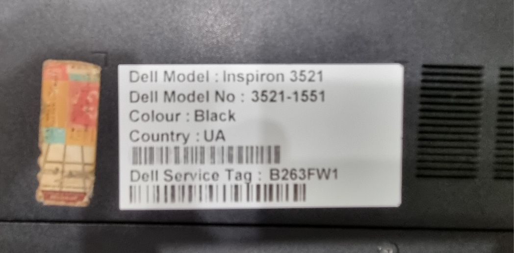 Продам ноут Dell 3521 непрацюючий + 2 материнки