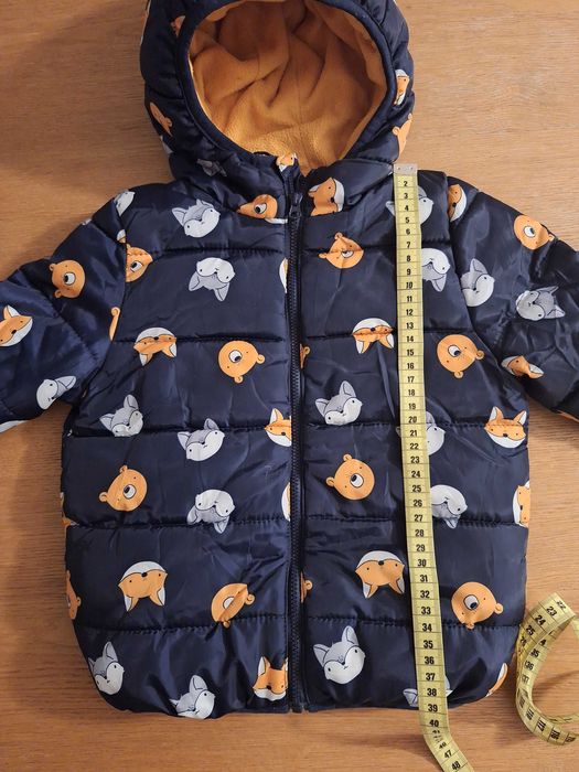 Kurtka jesienna z ociepleniem, rozm. 98, stan bdb