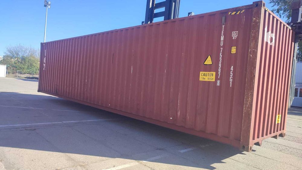Kontener morski 12 metrowy / 40HC / Pewny Kontener / PZ