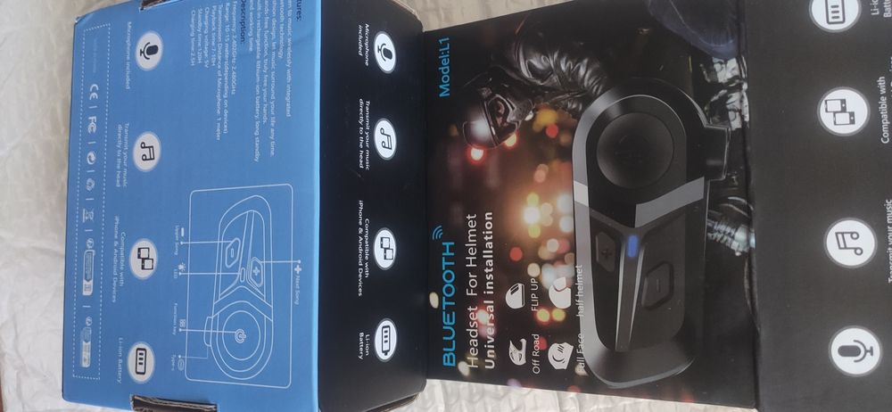 Kit bluetooth para capacete