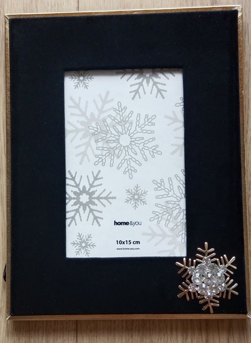 Ramka czarna zamszowa