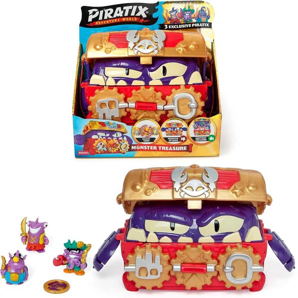 Magic Box Piratix Monster Treasure Zestaw skrzynia skarbów z potworem