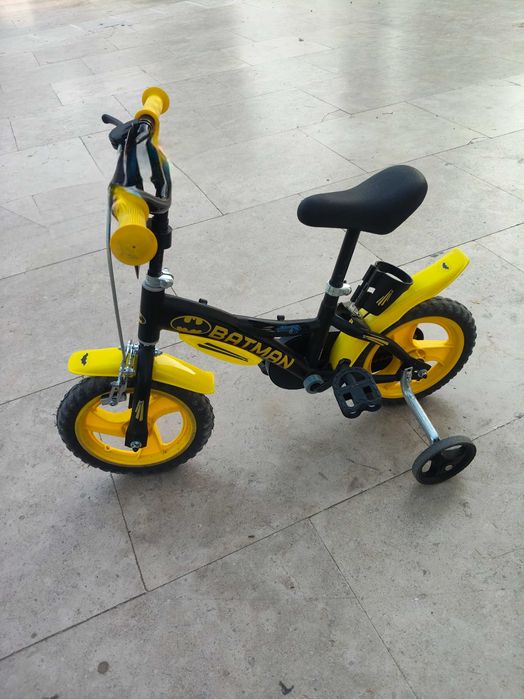 Bicicleta Criança 12 polegadas Batman 3 anos,com roda de 12 Polegadas
