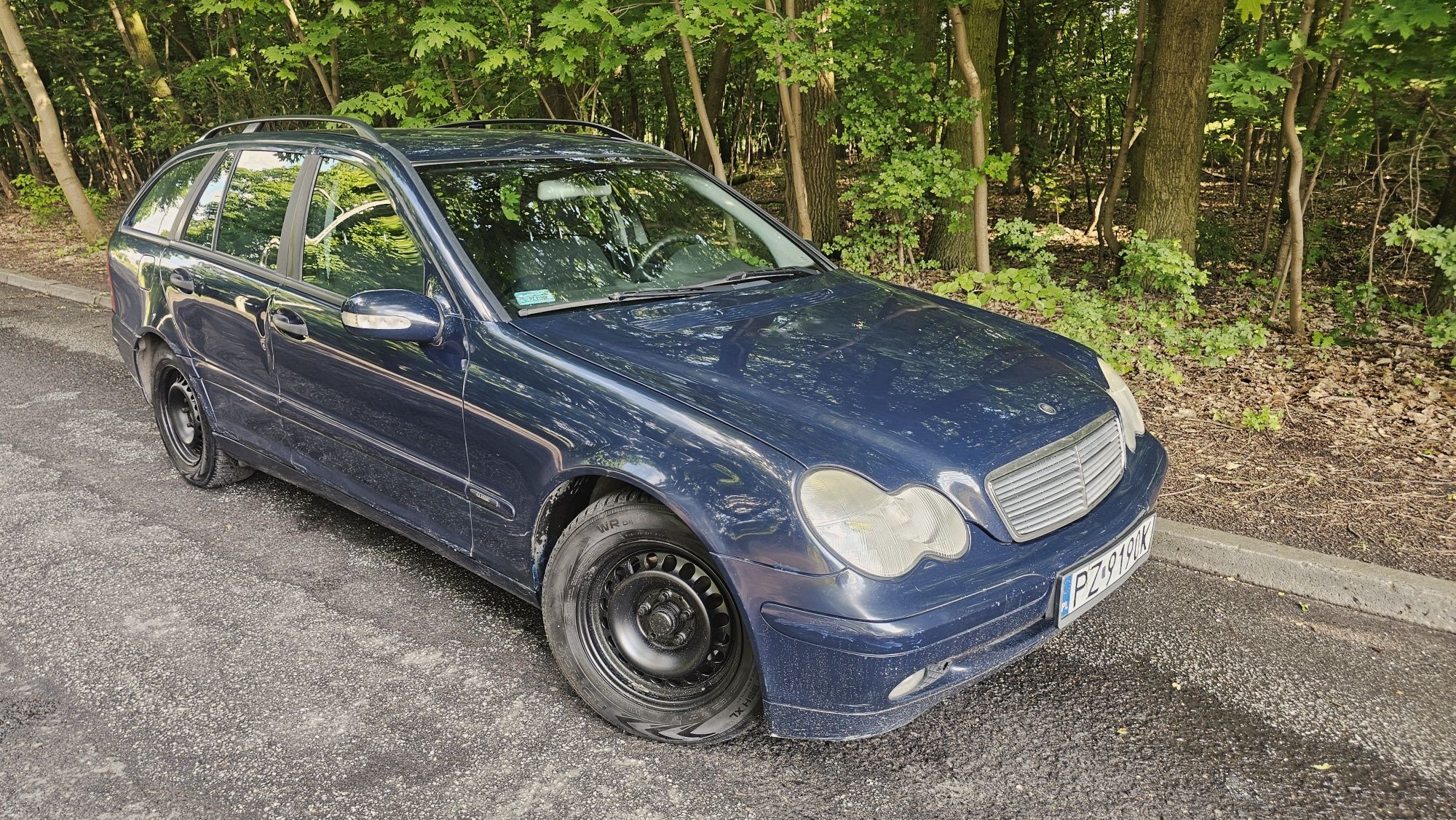 Mercedes C220D C220 diesel automat hak kombi sprawna klimatyzacja