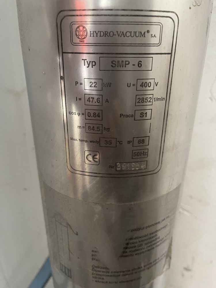 Pompa głebinowa Hydro Vacuum GCA 6.03 22 kW