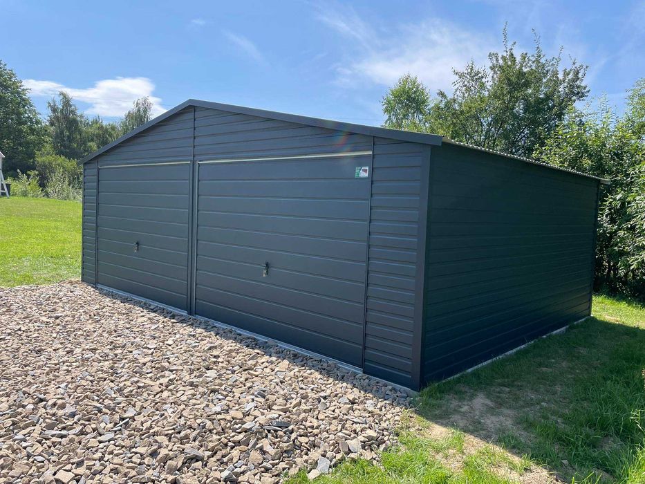 Garaż blaszany, 7x5. WZMOCNIONY PROFILAMI. PRODUCENT. Cała Polska