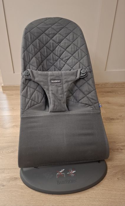 Leżaczek Bujaczek babybjorn boucner blisko antracyt 0-2 lata