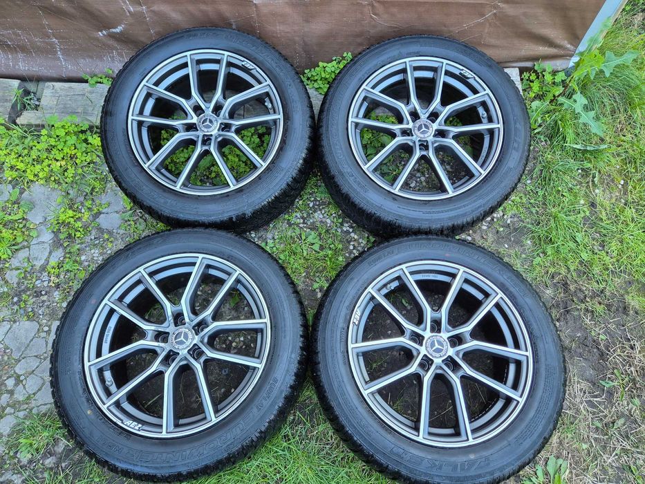 Koła zimowe 5x112 225/55R17 7,5mm bieżnik 2022rok Mercedes E C