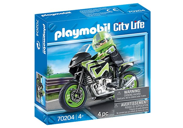 Playmobil 70204 Motocyklista z motorem