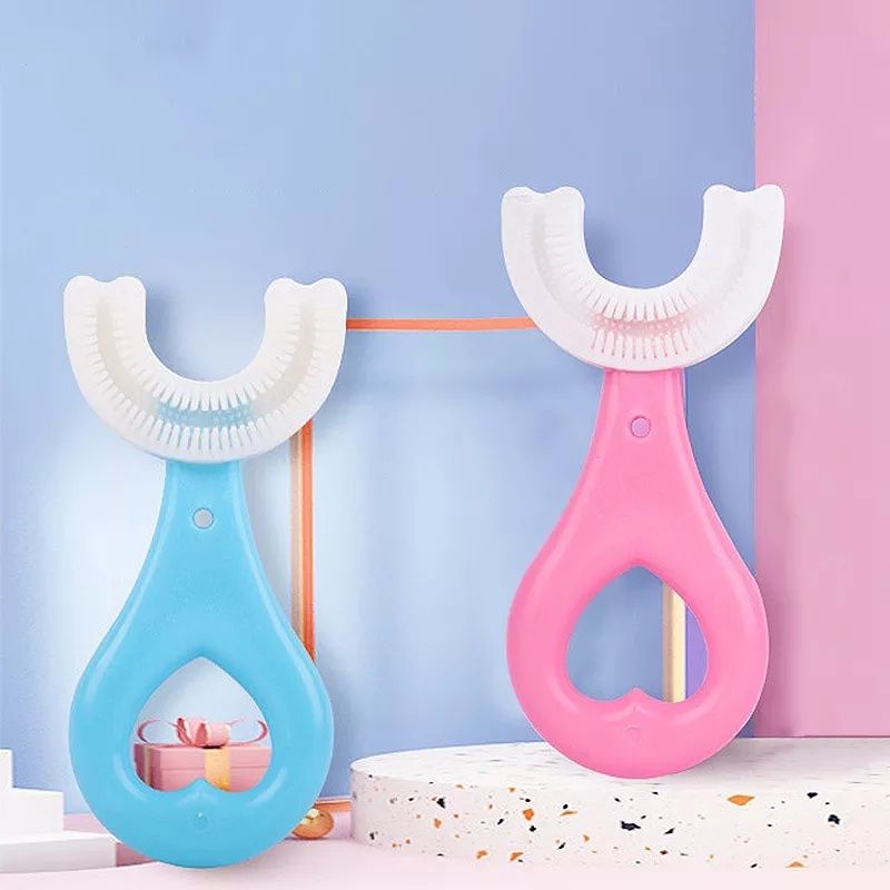 Escova de dentes 360 graus para bebê novo com portes incluídos