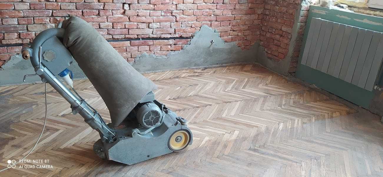 Шліфування. лакування, ремонт паркету.