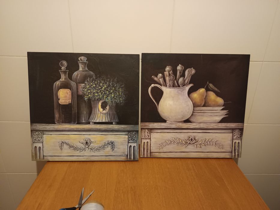 Quadros clássicos em tela