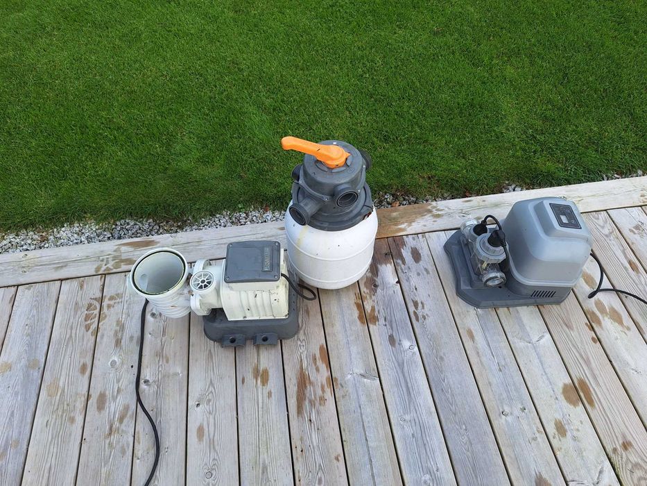 Pompa basenowa. Generator chloru