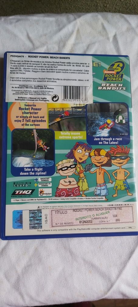 PS2 - Jogo "Rocket Power: Beach Bandits" (Novo)