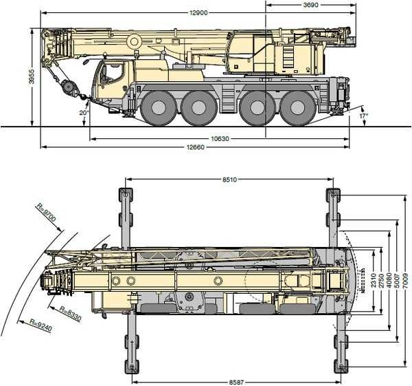 Автокран 90т / Оренда Автокран 90т