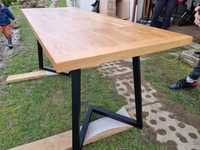Stół dębowy ręcznie robiony-nowy