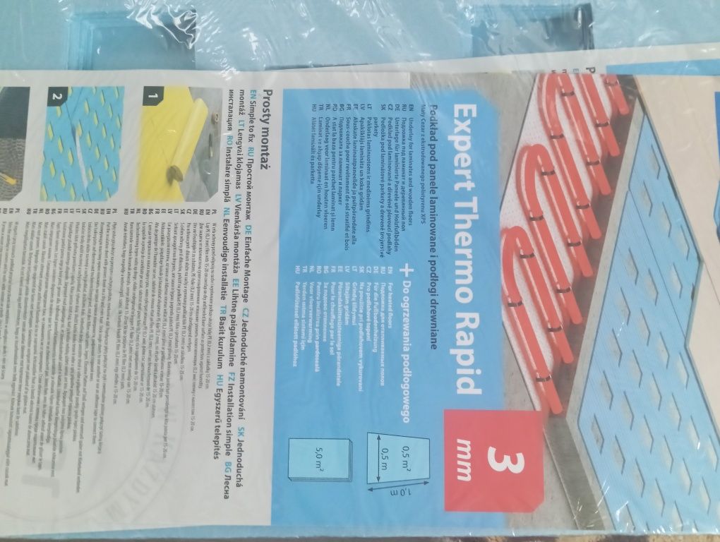 Podkład pod panele podłogowe 3 mm
