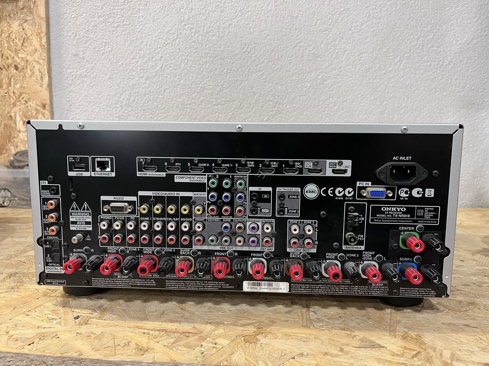 Amplituner onkyo tx-nr 818 stan idealny