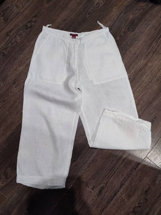 Штани бриджі льняні