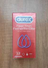 Durex Feel Thin prezerwatywy cienkie dodatkowo nawilżane 12szt