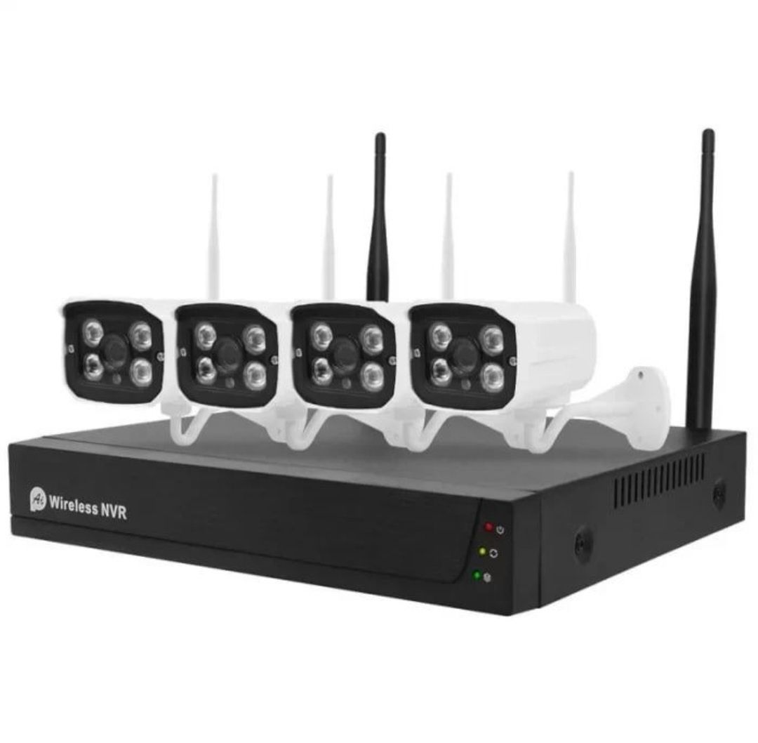 Комплект відеоспостереження на 4 камери NVR KIT 601 WiFi 4CH